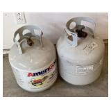 2 propane tanks