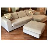 Sectional sofa with ottoman