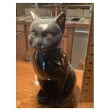 Italian ceramic black cat