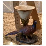 Pheasant vase