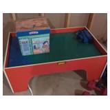 Brio play table and train set