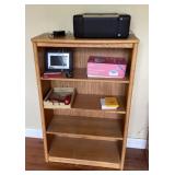 Bookcase with contents