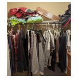 Contents of clothes closet