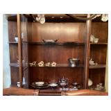 Contents of china cabinet
