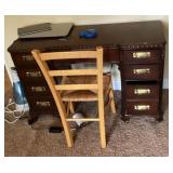 Desk and chair