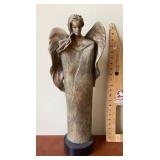 Signed angel sculpture