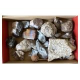 Box of minerals