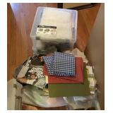 Group of sewing and quilting fabric