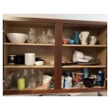 Contents of upper kitchen cabin