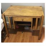 Mission oak desk