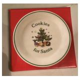 Nikko Christmas Cookies for Santa plate