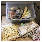 Large tote of fabric