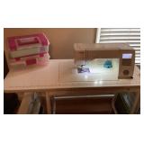 Janome New Home sewing machine + accessories