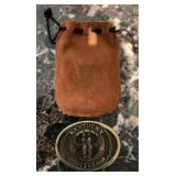 Brass Kentucky belt buckle