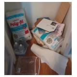 Contents of closet with poly-fil