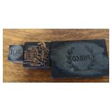 3 radio themed printing blocks