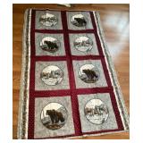 Quilted Wildlife wall hanging