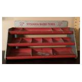 Vintage Sylvania radio tubes store display