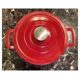 Food Network enamel cast-iron pot with lid