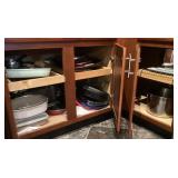 Contents of lower kitchen cabinets