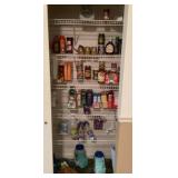 Contents of kitchen pantry