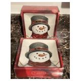2 St. Nicholas Square appetizer plate sets