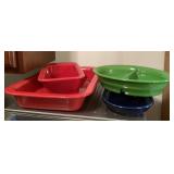 4 pieces Fiesta Ware