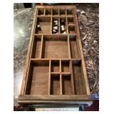 Thimbles in printers tray drawer