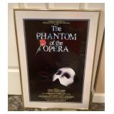 18x25 framed Phantom of the Opera poster