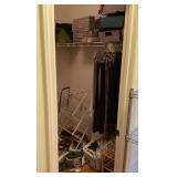 Contents of bedroom closet