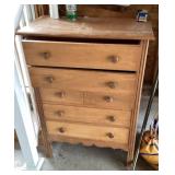 Old wood dresser 42" tall x 30" wide