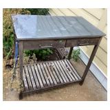 Garden potting bench 36" tall x 39" wide