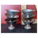 6 weighted sterling sherbet bowls
