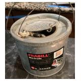 8' Frabill Min-O-Lite Galvanized minnow bucket