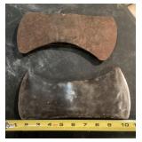 Pair of double bit axe heads