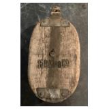 8' Wooden double pulley