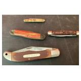 4 pocket knives