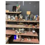 Contents of shelves