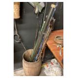 Barrel with fishing gear