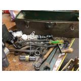 Vintage toolbox and contents
