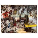Contents of pegboard