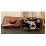 Argus camera with leather case