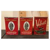 3 vintage tobacco tins