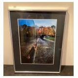 19x24 framed photo of Vietnam Memorial wall