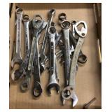 Flat of combination and universal wrenches