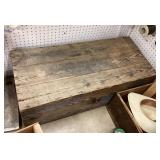 Wooden box with lid
