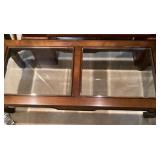 53' Beveled glass top coffee table