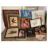 Group of wall art