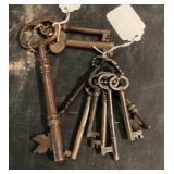 Lot of skeleton keys
