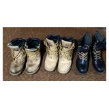 3 pairs of boots